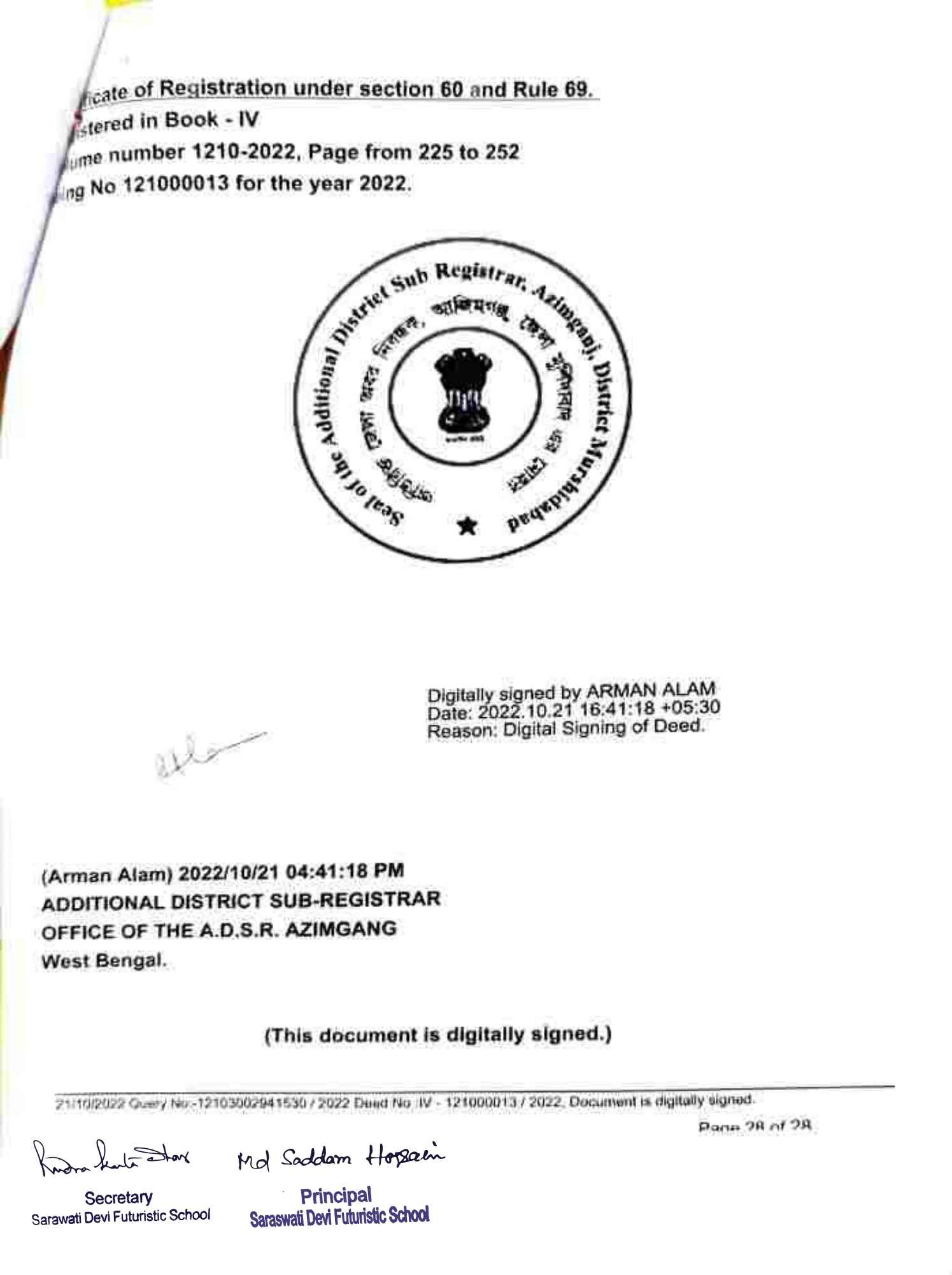 Trust Certificate